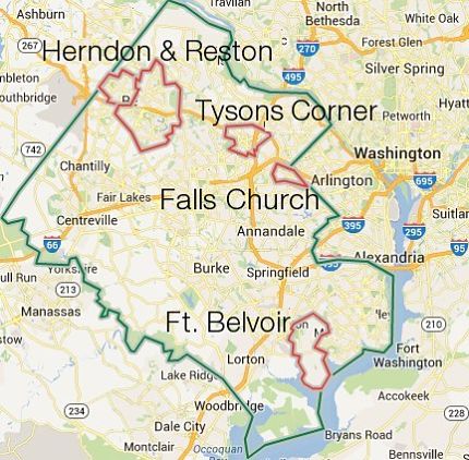 Where to work in Fairfax County