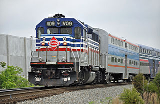 VRE Virginia Railway Express Commuter Train