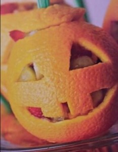 Fruit-filled Jack-o-Lantern Oranges
