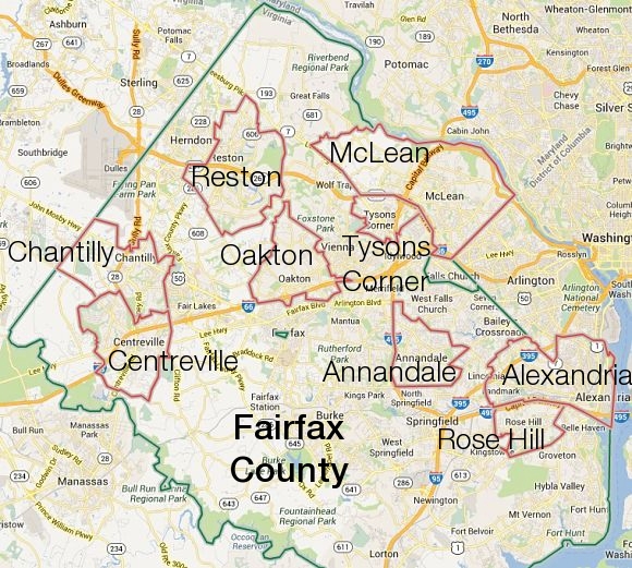 Top 9 Cities Fairfax County 