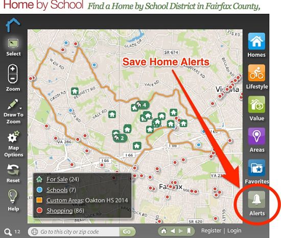 Save Alerts on the Home by School App